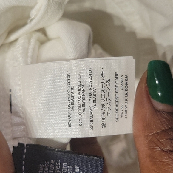 Madewell 9" Mid-Rise Skinny Jeans in Pure White size 26 - Picture 7 of 11